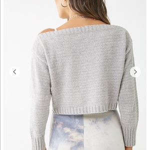 Forever 21 One Shoulder Knit Sweater